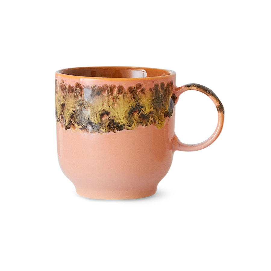 70s ceramics cafe mug (Lush)