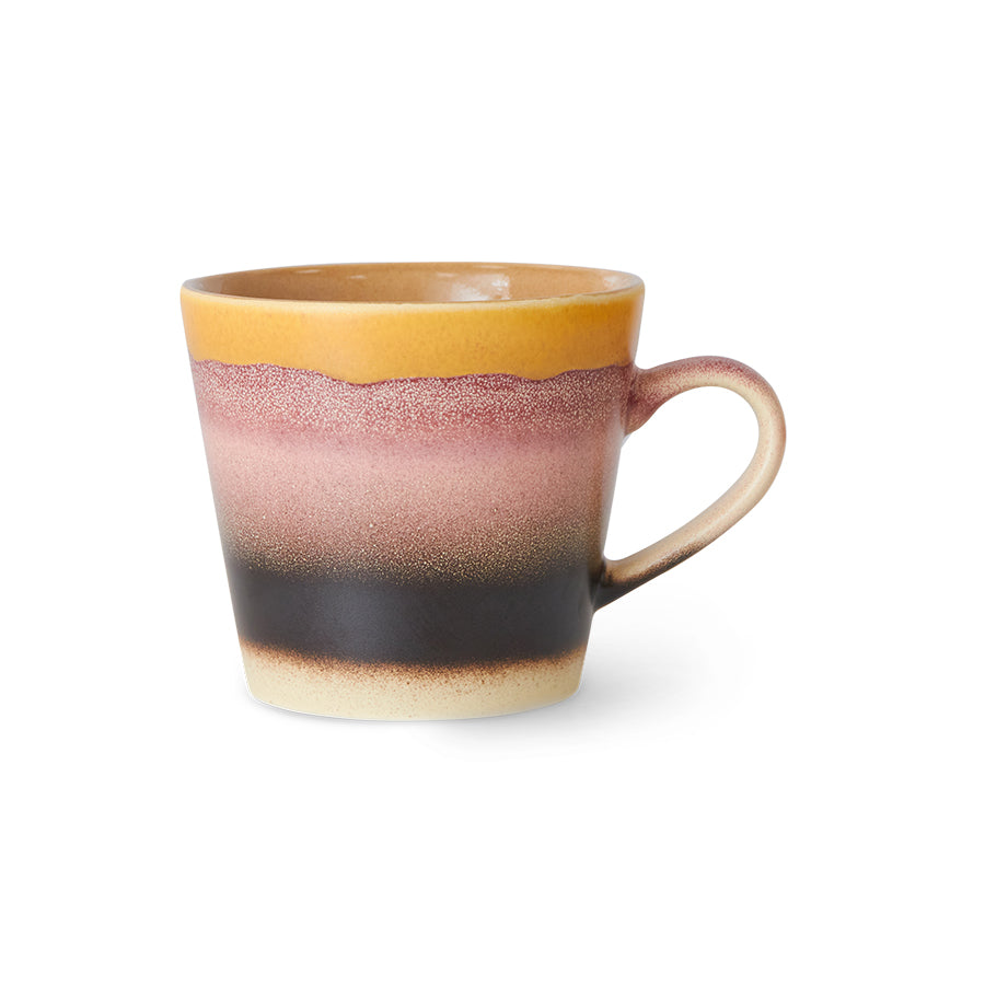 70s Ceramics cappuccino mug (Sunset)