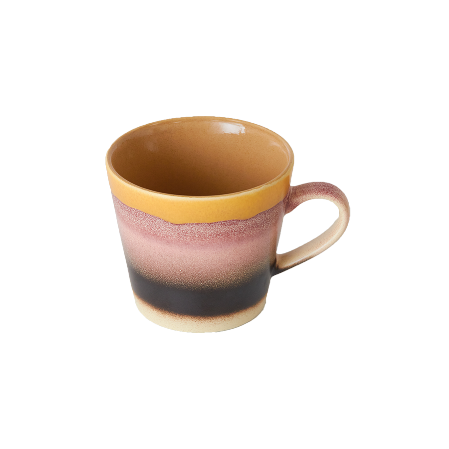 70s Ceramics cappuccino mug (Sunset)