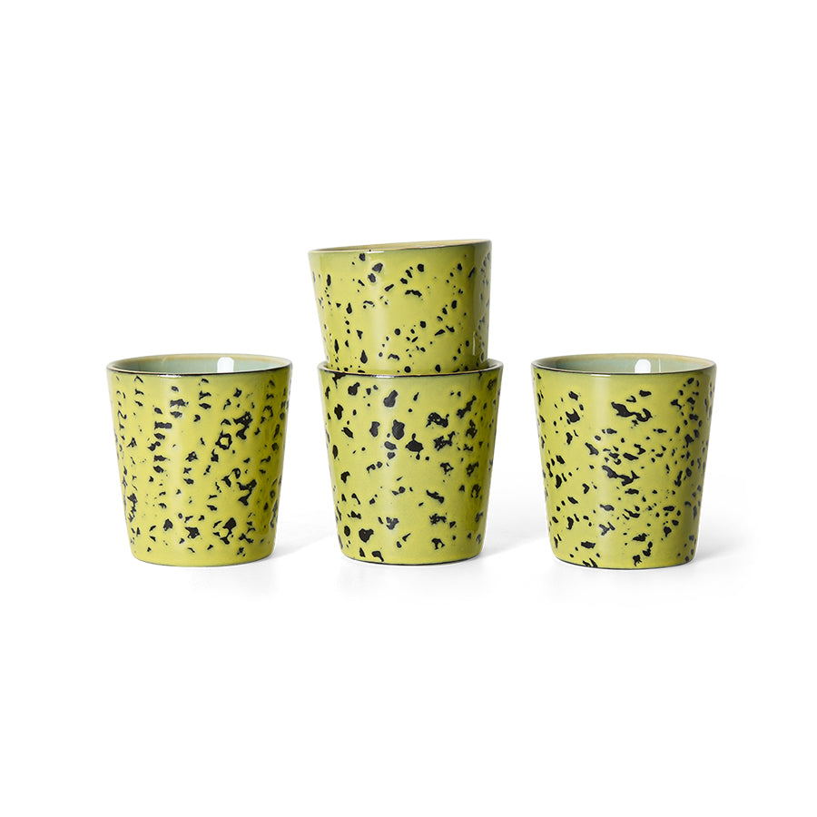 70s ceramics coffee cup (Corn)