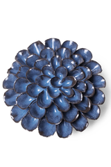 Blue Pompom Dahlia