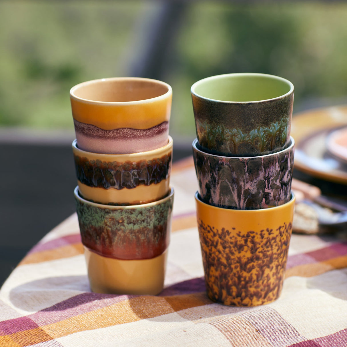 70s ceramics coffee cup (Cove)
