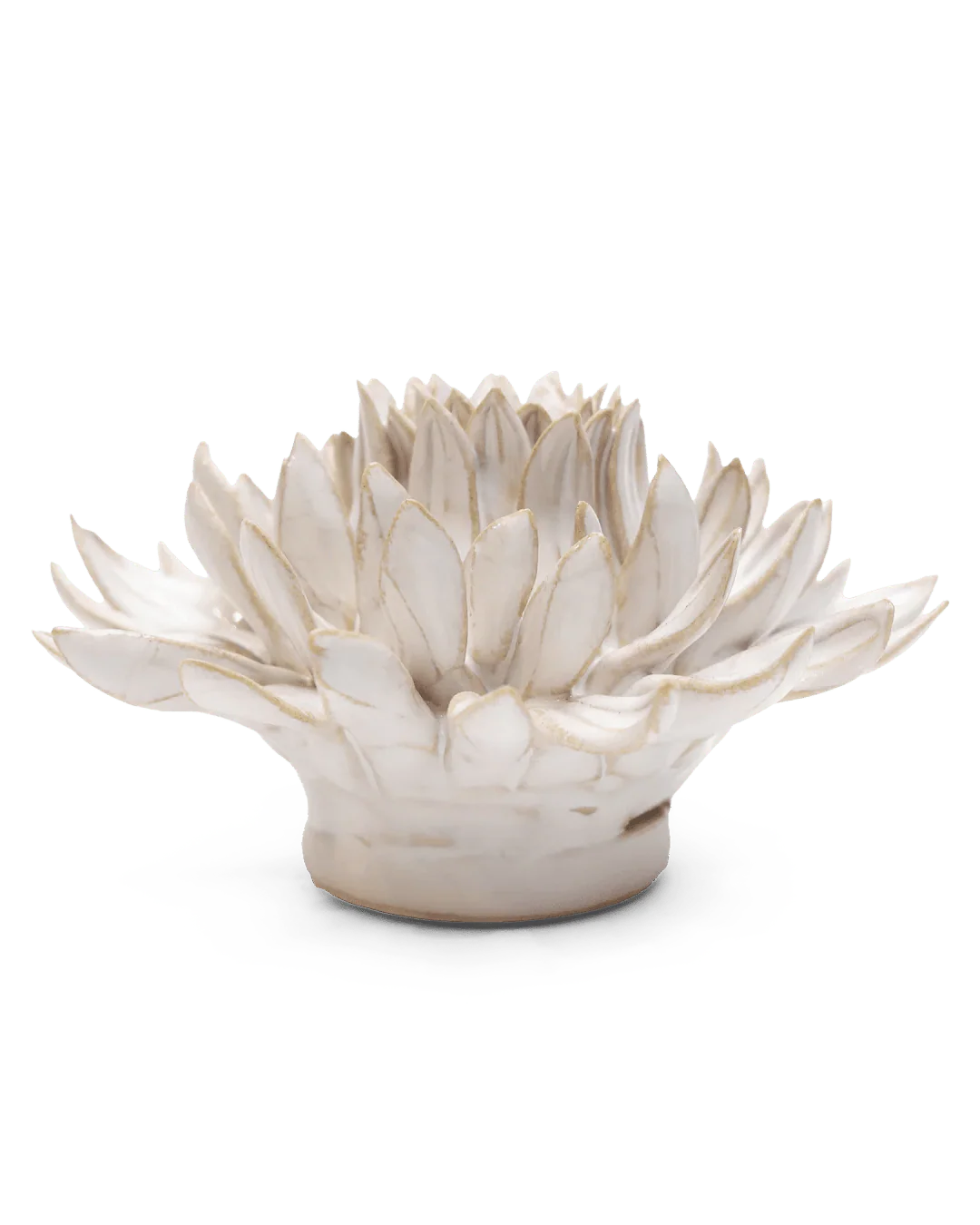Ivory Spider Mum ceramic flower