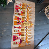 Scandinavian flat weave rug
