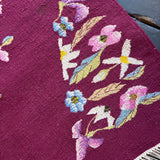 Romanian floral rug
