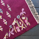 Romanian floral rug