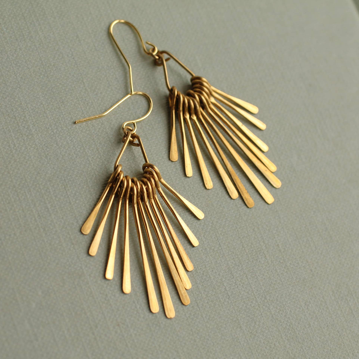 Art Deco Fringe Earrings