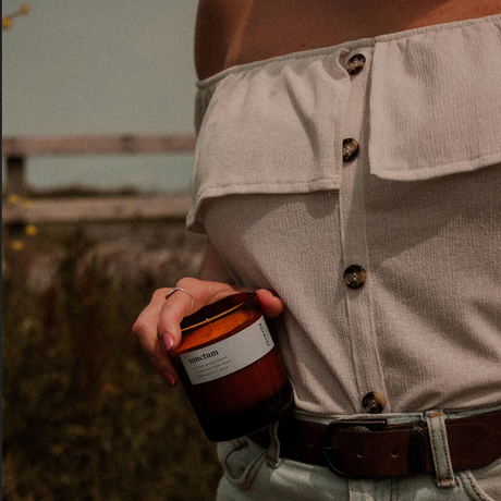 Sanctum premium soy candle