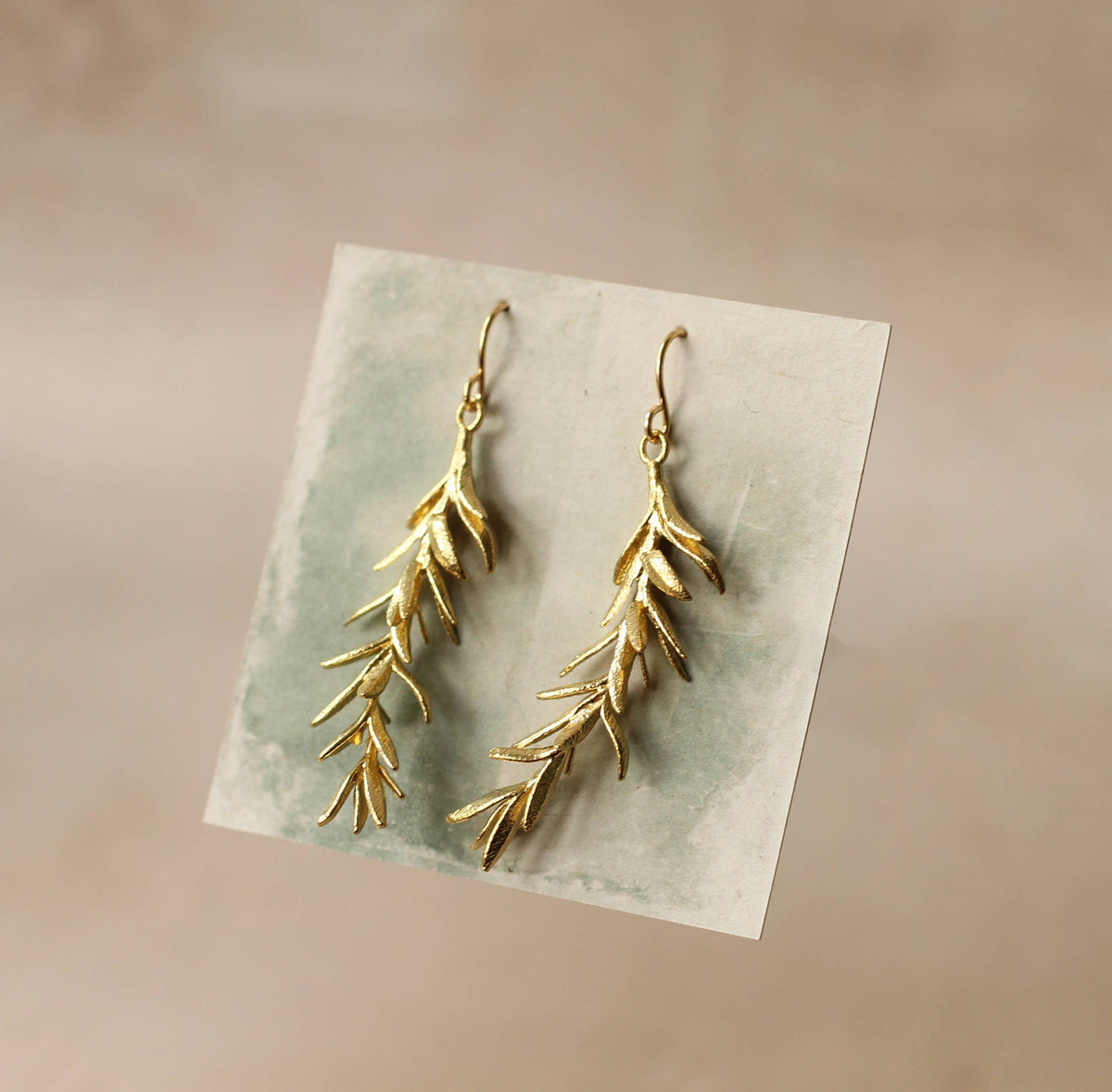 Rosemary Leaf Earrings