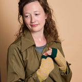 Lambswool wrist warmers
