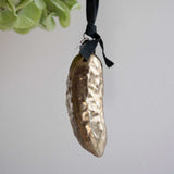 Glass pickle Christmas decoration