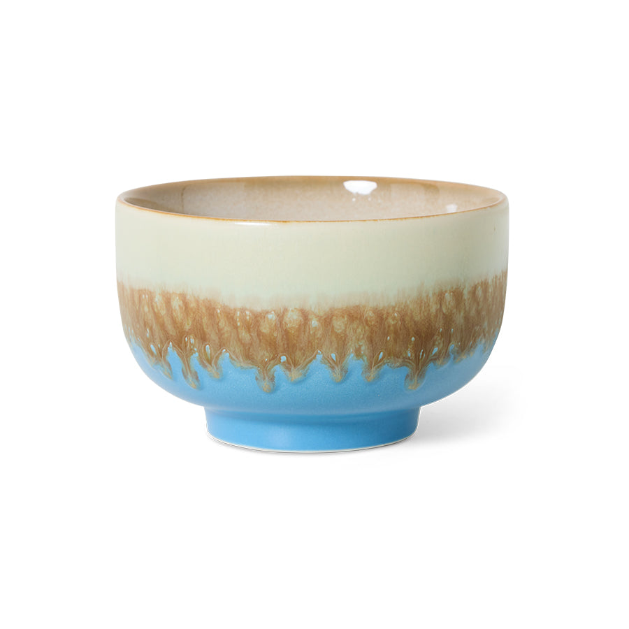 70s Ceramics noodle bowl (Azure)